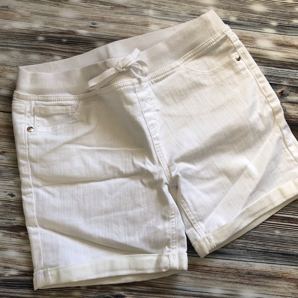 Girls Justice White Shorts
